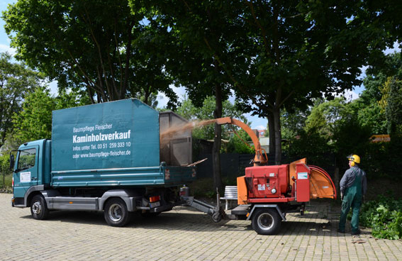 LKW Häcksler